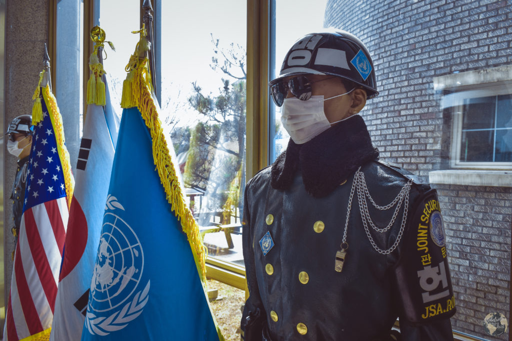 South Korean uniforms at the Joint Security Area (JSA)
