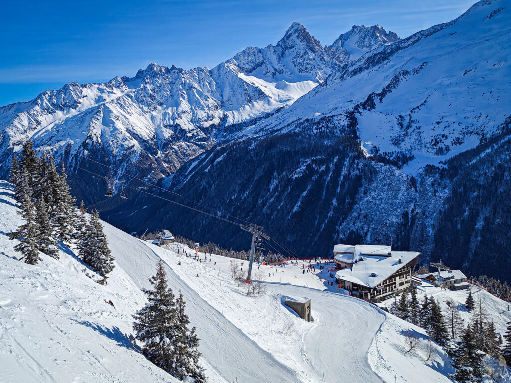 a mountain chalet seen in Chamonix for where to Ski in Europe