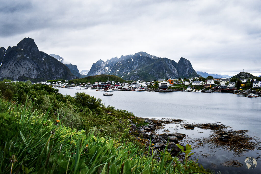 The town Reine in the Lofoten Islands