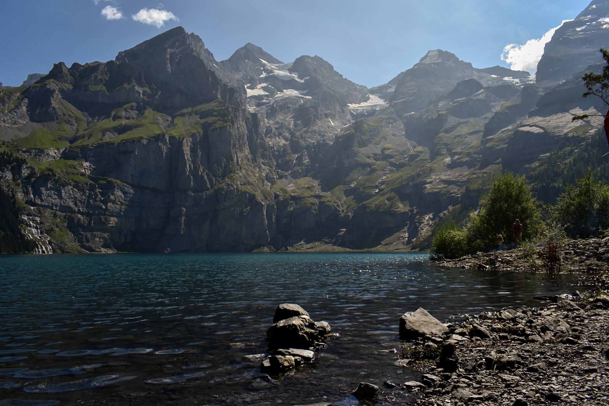 Lake Oeschinensee in Switzerland 