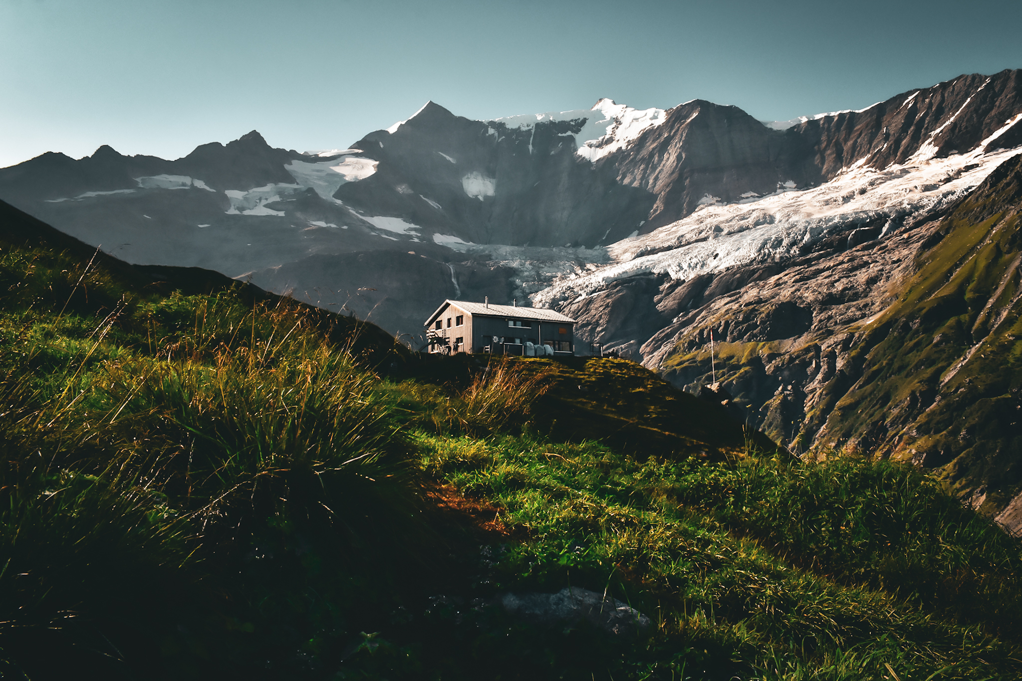 Berghaus Bäregg, a lodging location for hut to hut hiking in Switzerland