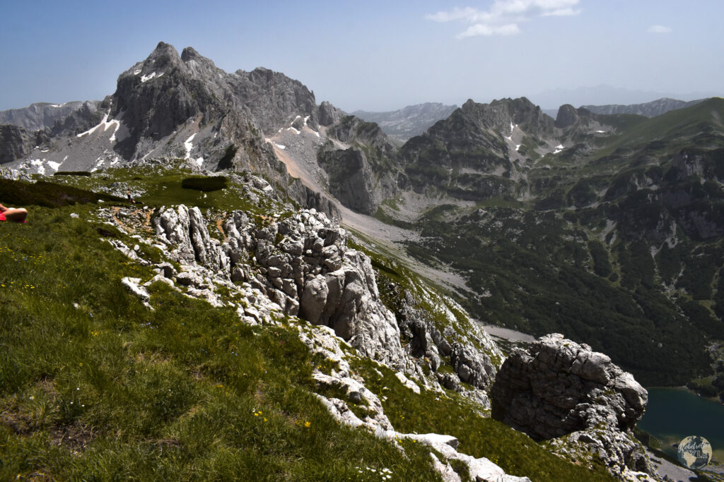 The summit of Planinca in Durmitor national Park Montenegro