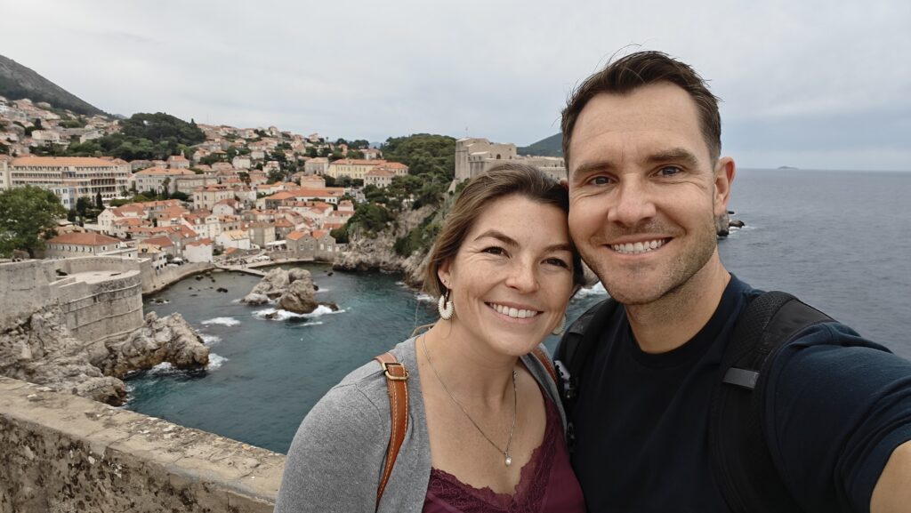 The old town of Dubrovnik from the city walls, a must do